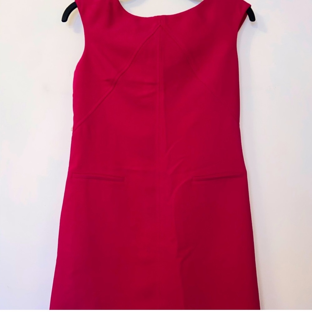 American Living Pink short sleeved dress gold zipper detail size